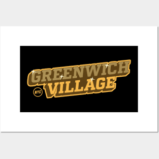 Greenwich Village Vibe: Urban Hip T-shirt Collection for NYC Trendsetters Posters and Art